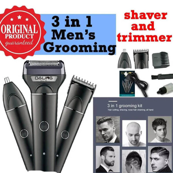 3 In 1 Electric Hair Removal Men's Shaver