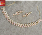 Traditional  Pink Jewellery Set