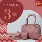 Luxury 3-Piece Quilted Handbag Set for Women