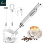 USB Adjustable Milk Frother for Smooth Coffee Drinks - Image 2