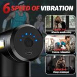 Mini Massage Gun Black 2000mAh ABS - Image 4