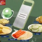 5 in 1 Vegetable Slicer – Multi‑Function Kitchen Cutter with Interchangeable Blades - Image 4