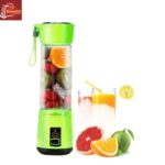 Portable Electric Juicer 6 Blade ABS Blue Purple Pink Green - Image 2