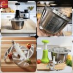 Stainless Steel Hand Push Chopper 2 L — Manual Food / Veggie & Meat Chopper - Image 3