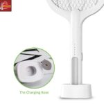 2 In 1 Electric Mosquito Killer With UV Light LED Lamp Summer Mosquito Trap Racket USB Rechargeable - Image 6