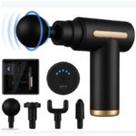 Mini Massage Gun Black 2000mAh ABS